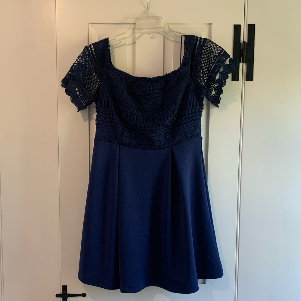 Women’s navy blue dress